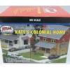 Atlas 611-3 HO Light Gold/Sage Green/Brick Red Kate''''s Colonial Home Built Up - Model Train Junction: Quality Parts and Art Supplies
