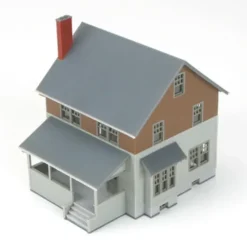 Atlas 6112 HO Olive Green Kate's Colonial Home Kit - Model Train Junction: Quality Parts and Art Supplies