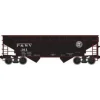 Atlas 20000995 HO Pittsburgh & West Virginia Trainman 2-Bay Offset Hopper #161 - Model Train Junction: Quality Parts and Art Supplies