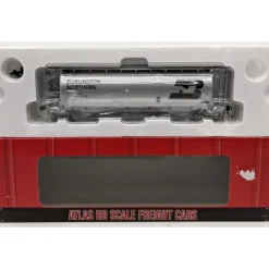 Atlas 1951-2 HO Scale Burlington Northern 6 Bay Covered Hopper #445030 LN/Box - Model Train Junction: Quality Parts and Art Supplies