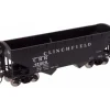 Atlas 18893 HO Scale Clinchfield 2-Bay Offset Hopper #47206 - Model Train Junction: Quality Parts and Art Supplies