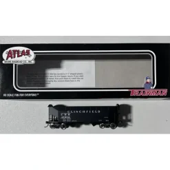 Atlas 18894 HO Scale Clinchfield 2-Bay Offset Side Hopper #47262 - Model Train Junction: Quality Parts and Art Supplies