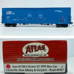 Atlas 1780-2 HO Scale LNAC Boxcar #5307 LN/Box - Model Train Junction: Quality Parts and Art Supplies