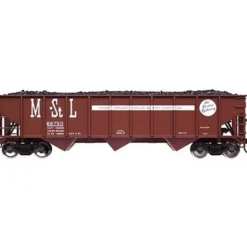Atlas 928 HO Scale M&StL 70T 3 Bay Hopper #66746 - Model Train Junction: Quality Parts and Art Supplies