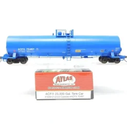 Atlas 1629-2 HO Scale Union Carbide ACF 23,500 Gal. Tank Car #72487 LN/Box - Model Train Junction: Quality Parts and Art Supplies