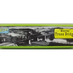 Atlas 83 HO Scale Warren Truss Bridge Kit - Model Train Junction: Quality Parts and Art Supplies