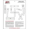 Atlas 0361 HO Track Planning Template - Model Train Junction: Quality Parts and Art Supplies