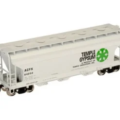 Atlas 20000878 HO Trainman ACF 3560 Cov Hopper, Temple #64260 - Model Train Junction: Quality Parts and Art Supplies