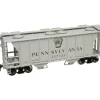 Atlas 11298 HO Trainman PS-2 Covered Hopper, PRR #257757 - Model Train Junction: Quality Parts and Art Supplies