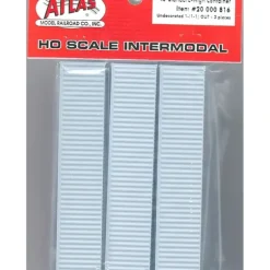 Atlas 20000816 HO Undecorated 40' Standard Height Container #1 (Pack of 3) - Model Train Junction: Quality Parts and Art Supplies