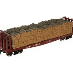 Atlas 16135 L&N 42' Pulpwood Flatcar #20501 - Model Train Junction: Quality Parts and Art Supplies