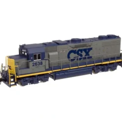 Atlas 47676 N CSX GP38-2 Diesel Locomotive #2638 - Model Train Junction: Quality Parts and Art Supplies