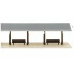 Atlas 2842 N Passenger Station Platform Building Kit (Pack of 2) - Model Train Junction: Quality Parts and Art Supplies