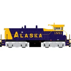 Atlas 52243 N Scale Alaska MP15DC #1551/blu&yel - Model Train Junction: Quality Parts and Art Supplies