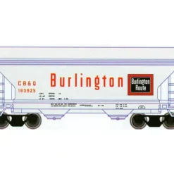 Atlas 39265 N Scale CB&Q 2-Bay Centerflow Hopper #183925 - Model Train Junction: Quality Parts and Art Supplies