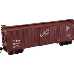 Atlas 45712 N Scale CB&Q USRA Wood Boxcar #1 - Model Train Junction: Quality Parts and Art Supplies