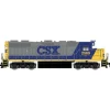 Atlas 47827 N Scale CSX GP38-2 Diesel Locomotive #2563 w/DCC - Model Train Junction: Quality Parts and Art Supplies