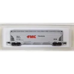 Atlas 3716 N Scale FMC Chemicals Centerflow Hopper Car #45075 - Model Train Junction: Quality Parts and Art Supplies