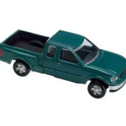 Atlas 2983 N Scale Ford F150 Flare Side-Pacific Green (Pack of 2) - Model Train Junction: Quality Parts and Art Supplies
