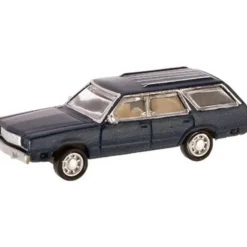 Atlas 60000038 N Scale Ford Fairmont Wagon-Dark Blue (2) - Model Train Junction: Quality Parts and Art Supplies