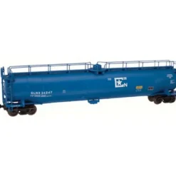 Atlas 37164 N Scale GLNX 33,000 Gallon Tankcar #34235 - Model Train Junction: Quality Parts and Art Supplies