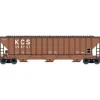 Atlas 50000309 N Scale Kansas City Southern Thrall 4750 Covered Hopper #308650 - Model Train Junction: Quality Parts and Art Supplies