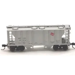 Atlas 31843 N Scale Milwaukee Road PS2 Covered Hopper #98914 - Model Train Junction: Quality Parts and Art Supplies