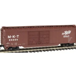 Atlas 36373 N Scale MKT 50' Double Door Boxcar #99266 - Model Train Junction: Quality Parts and Art Supplies