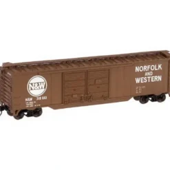 Atlas 36433 N Scale N&W 50' Double Door Boxcar #318661 - Model Train Junction: Quality Parts and Art Supplies