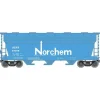Atlas 50000284 N Scale Norchem ACF Covered Hopper - Model Train Junction: Quality Parts and Art Supplies