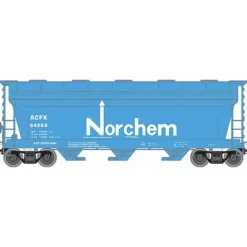 Atlas 50000284 N Scale Norchem ACF Covered Hopper - Model Train Junction: Quality Parts and Art Supplies