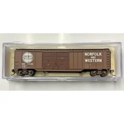 Atlas 36434 N Scale Norfolk & Western 50' Double Door Boxcar #318680 - Model Train Junction: Quality Parts and Art Supplies