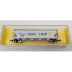 Atlas 3710 N Scale Soo Line Centerflow Hopper Car #75250 LN/Box - Model Train Junction: Quality Parts and Art Supplies
