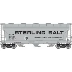 Atlas 50000541 N Scale Sterling Salt ACF 3560 Covered Hopper #63613 - Model Train Junction: Quality Parts and Art Supplies