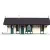 Atlas 28493 N Scale 2-Tone Green Marwood Station - Model Train Junction: Quality Parts and Art Supplies