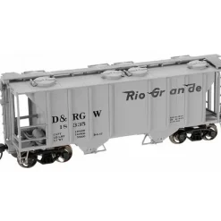 Atlas 31981 N Trainman PS-2 Covered Hopper, D&RGW #18327 - Model Train Junction: Quality Parts and Art Supplies