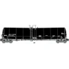 Atlas 50000395 N Trinity 25,500-Gallon Tank, IBPX #25109 - Model Train Junction: Quality Parts and Art Supplies