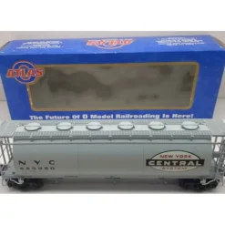 Atlas 6308-2 O Gauge New York Central Cylindrical Hopper #885980 3-Rail - Model Train Junction: Quality Parts and Art Supplies