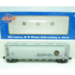Atlas 6336-2 O Gauge Wabash 6-Bay Cylindrical Hopper #33031 (3-Rail) LN/Box - Model Train Junction: Quality Parts and Art Supplies