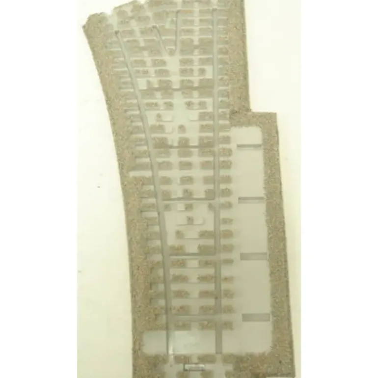 Atlas 66072 O 3-Rail O-72 Left Hand Switch Roadbed - Model Train Junction: Quality Parts and Art Supplies