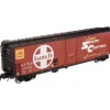 Atlas 8854 O Santa Fe 50' Boxcar (3 Rail) - Model Train Junction: Quality Parts and Art Supplies