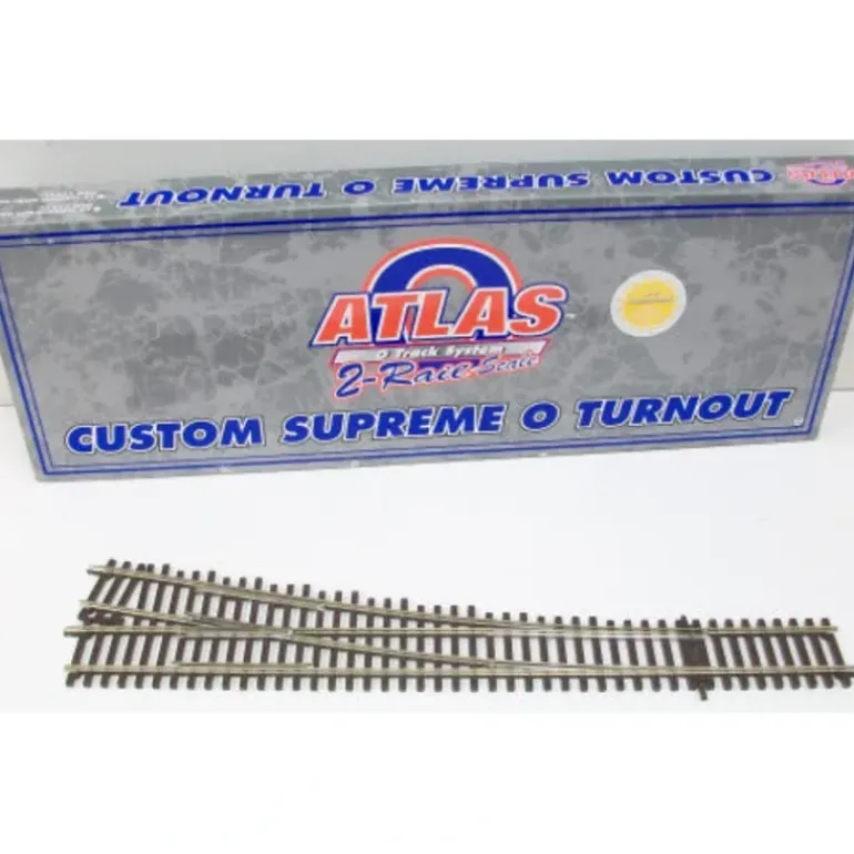 Atlas 7025 O Scale #5 Right Hand Turnout/Switch - 2-Rail - Model Train Junction: Quality Parts and Art Supplies