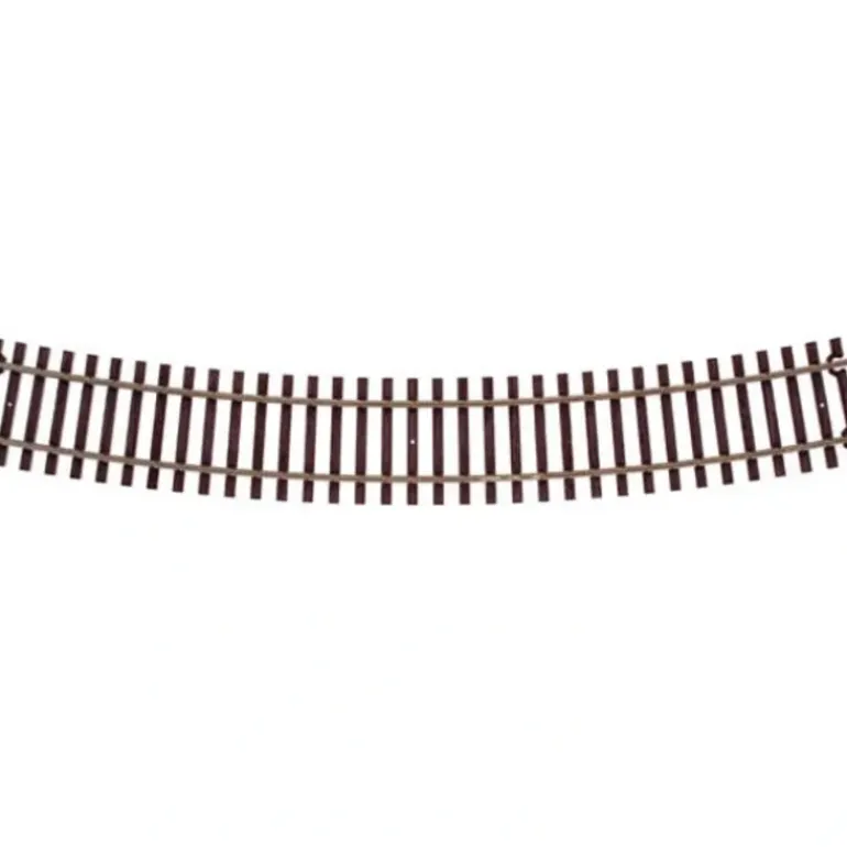 Atlas 7011 O Scale 40.5" Radius Full Curve W/Brown Ties Track (2-Rail) - Model Train Junction: Quality Parts and Art Supplies