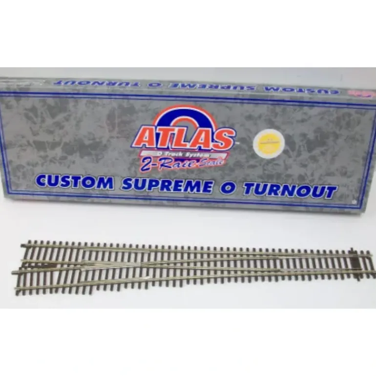 Atlas 7021 O Scale 2-Rail #7.5 Left Hand Turnout/Switch - Model Train Junction: Quality Parts and Art Supplies