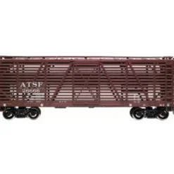 Atlas 658 O Scale Santa Fe 40' Stock Car - Model Train Junction: Quality Parts and Art Supplies