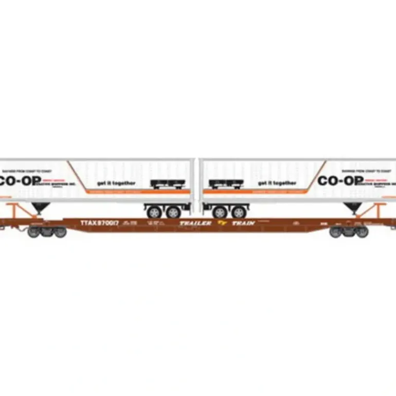 Atlas 69893 O Scale TPTX 89'4"Flatcar #970017 (3 Rail) - Model Train Junction: Quality Parts and Art Supplies