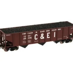 Atlas 1392A C&EI 70T 3-Bay Hopper #98778 - Model Train Junction: Quality Parts and Art Supplies