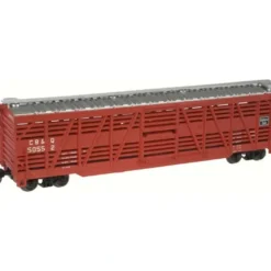 Atlas 35430A N Scale CB&Q 50' Stock Car #50561 - Model Train Junction: Quality Parts and Art Supplies