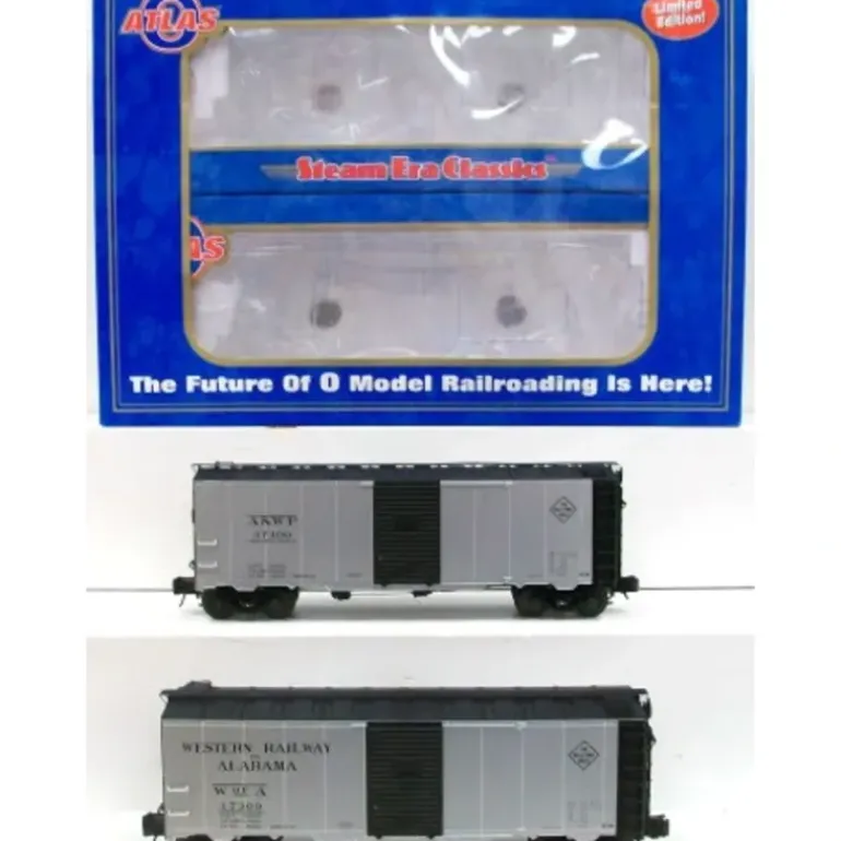 Atlas 8574A O Scale W of A 40' AAR Boxcar Set (3 Rail) - Model Train Junction: Quality Parts and Art Supplies