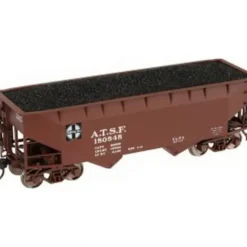 Atlas 18888B Santa Fe 2-Bay Offset Hopper #180848 - Model Train Junction: Quality Parts and Art Supplies